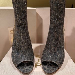 SJP - Pint Leopard Fabric Heel